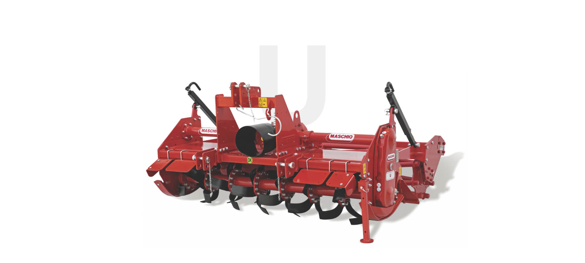 U - Fraise rotative fixe avec changement de vitesse