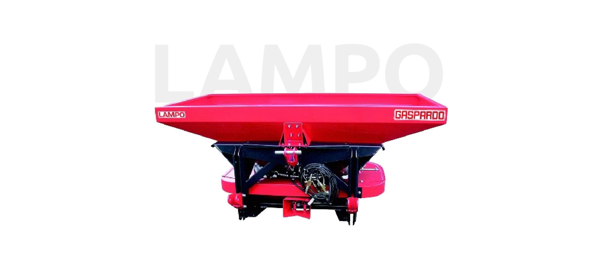 Centrifugal double disc fertilizer spreader