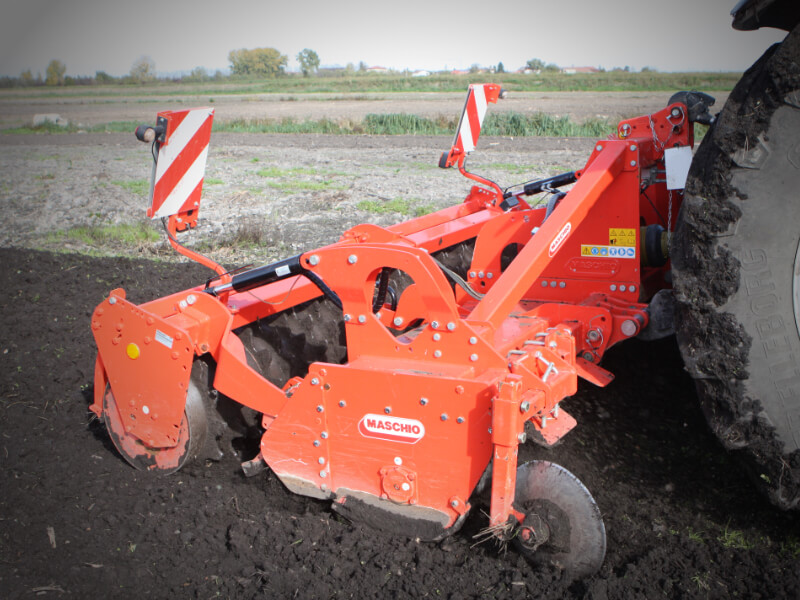 G - Fixed rotary tiller with gearbox