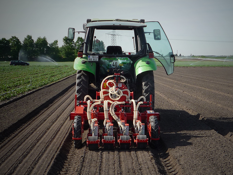OLIMPIA - Pneumatic planter for vegetables in twin rows