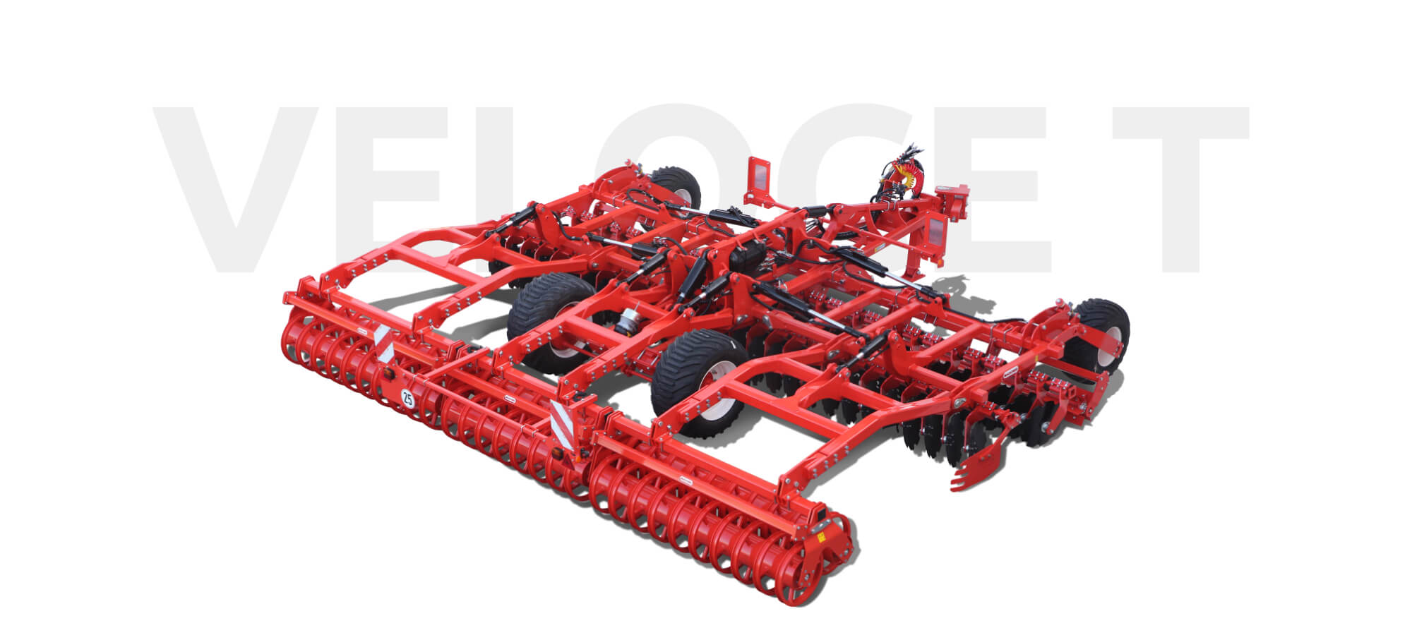 VELOCE T - Semi-mounted folding disc harrow