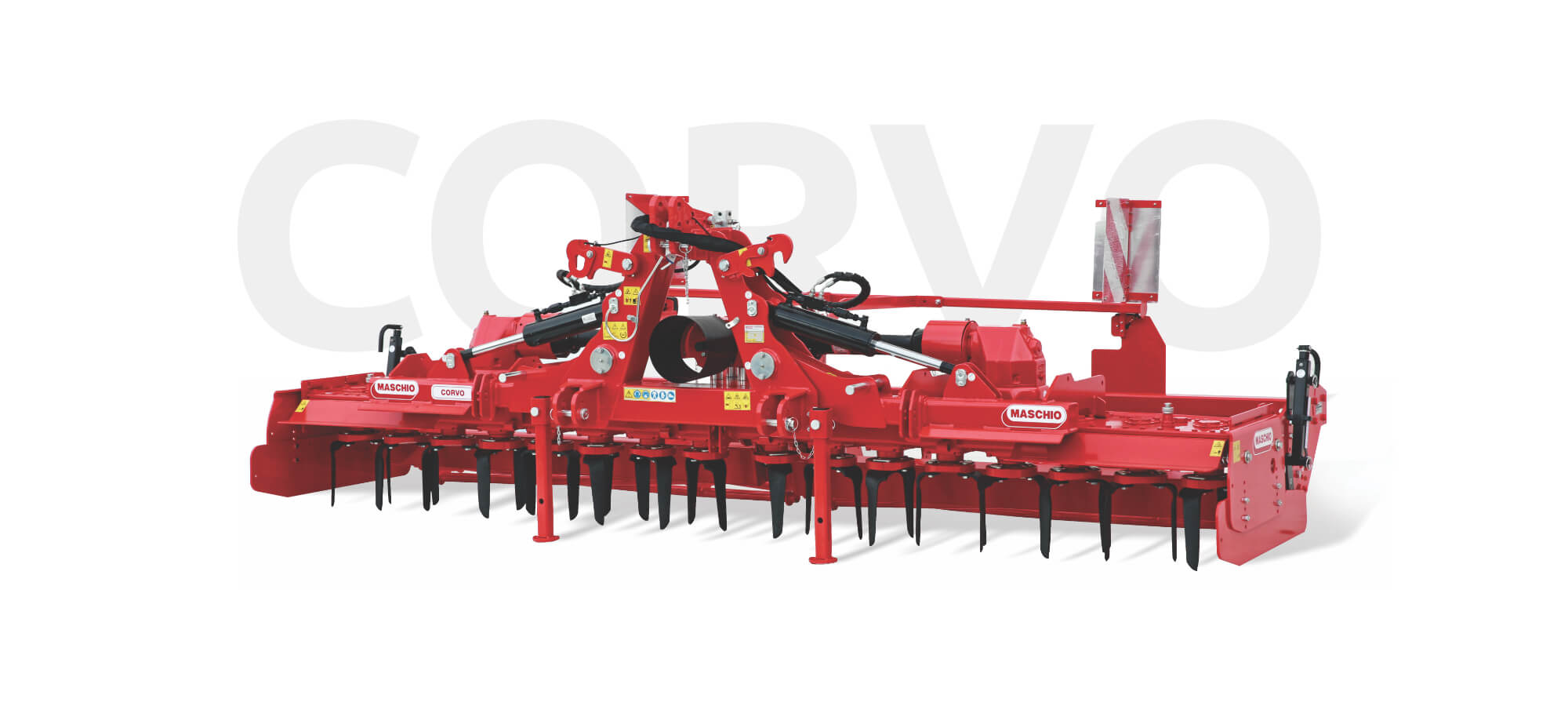 CORVO - Herse rotative avec châssis repliable