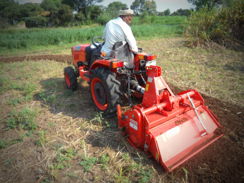 A - Fixed rotary tiller