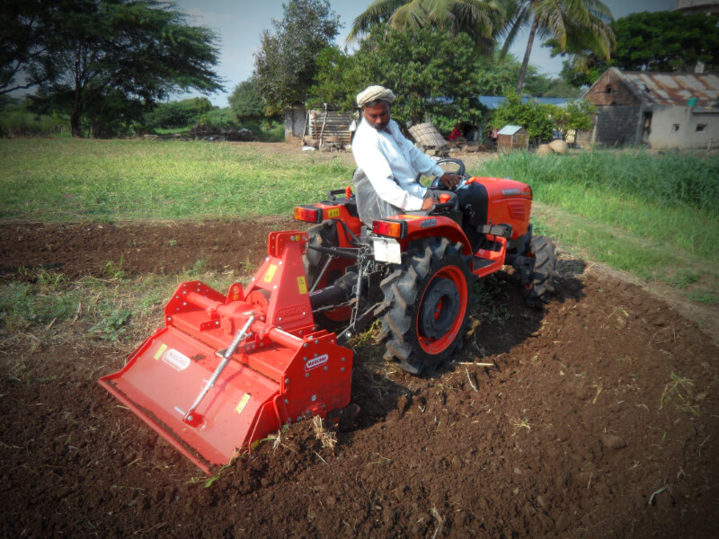 A - Fixed rotary tiller