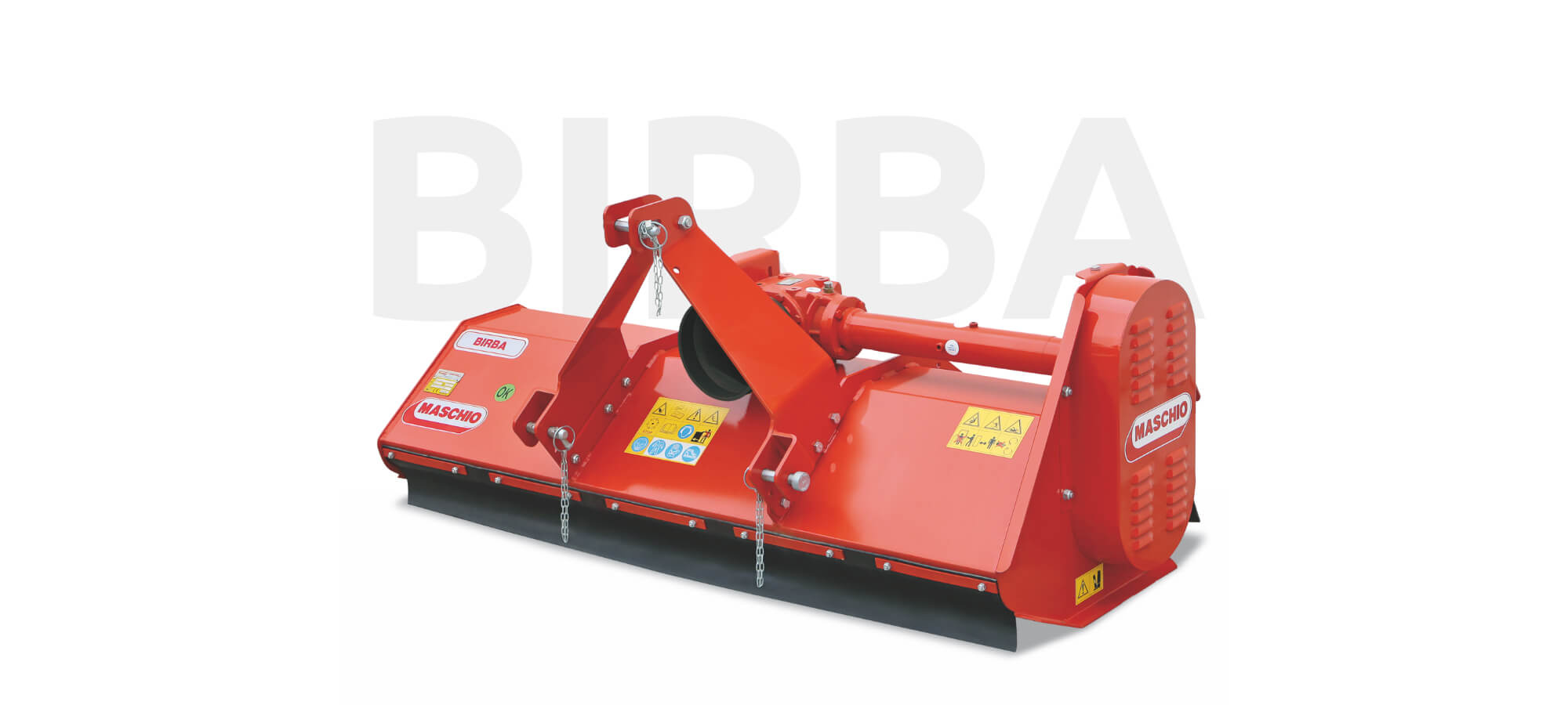 BIRBA - Reversible fixed mulcher for grass and woody material
