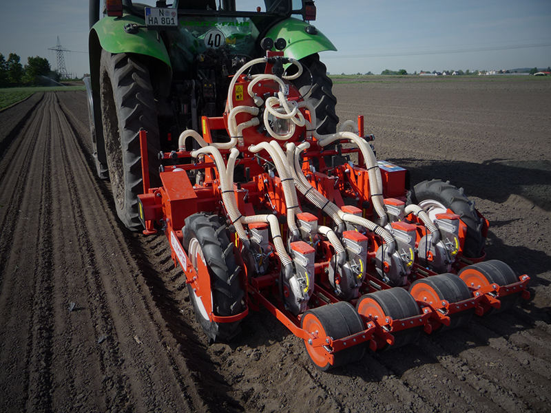 OLIMPIA - Pneumatic planter for vegetables in twin rows