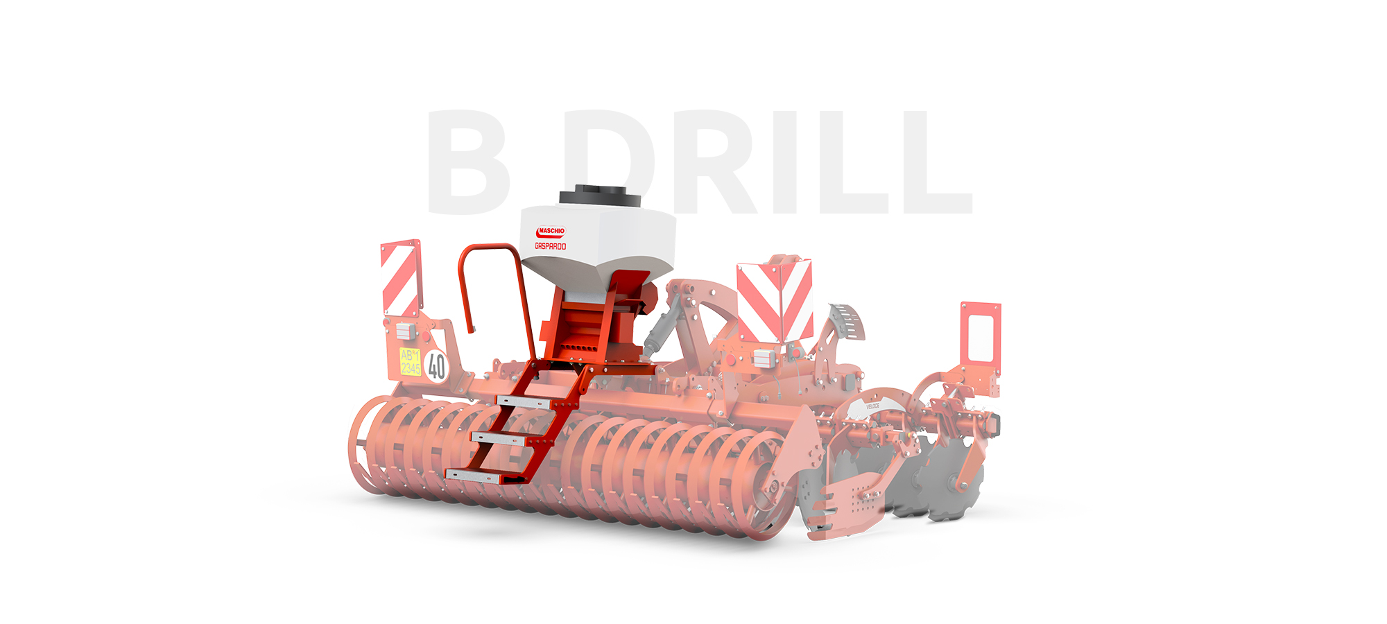 B-DRILL- Grass seeds pneumatic seed drill