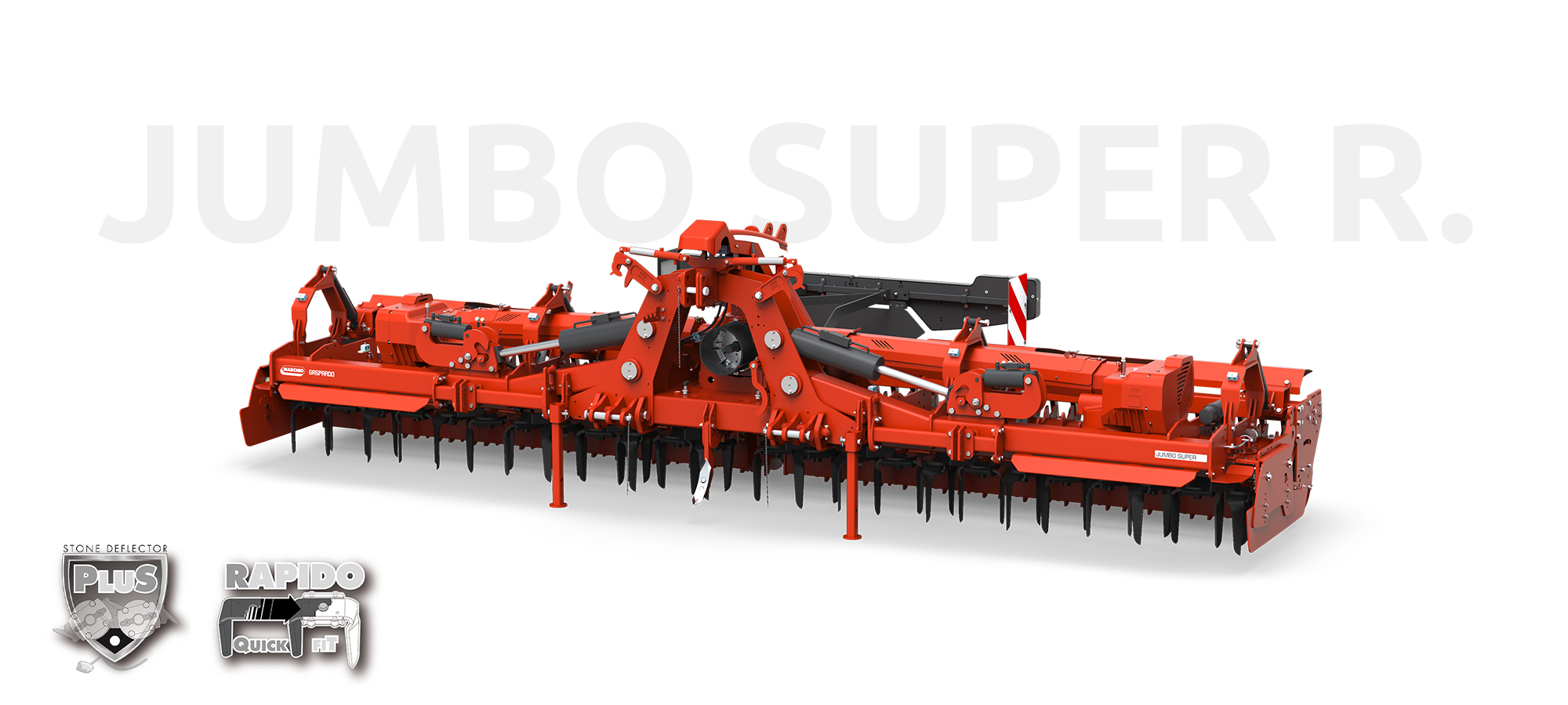 JUMBO RAPIDO PLUS - Erpice rotante a telaio pieghevole
