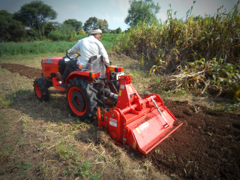 A - Fixed rotary tiller