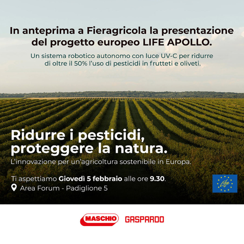 LIFE APOLLO in anteprima a Fieragricola 2026