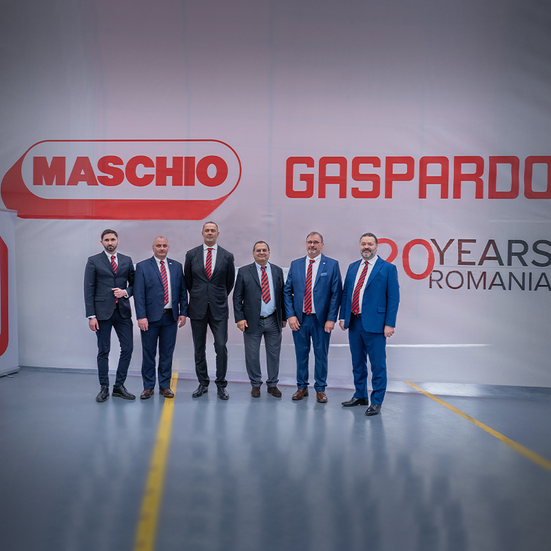 20-jähriges Jubiläum MASCHIO GASPARDO RUMÄNIEN