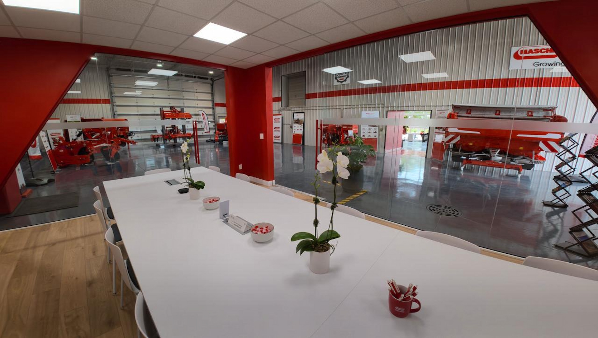 Area hospitality all’interno dello showroom