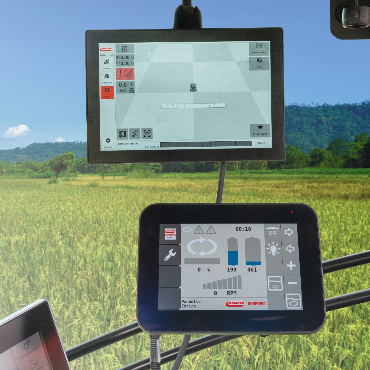 Controllo digitale in cabina ISOBUS con tecnologia ISOTRONIC